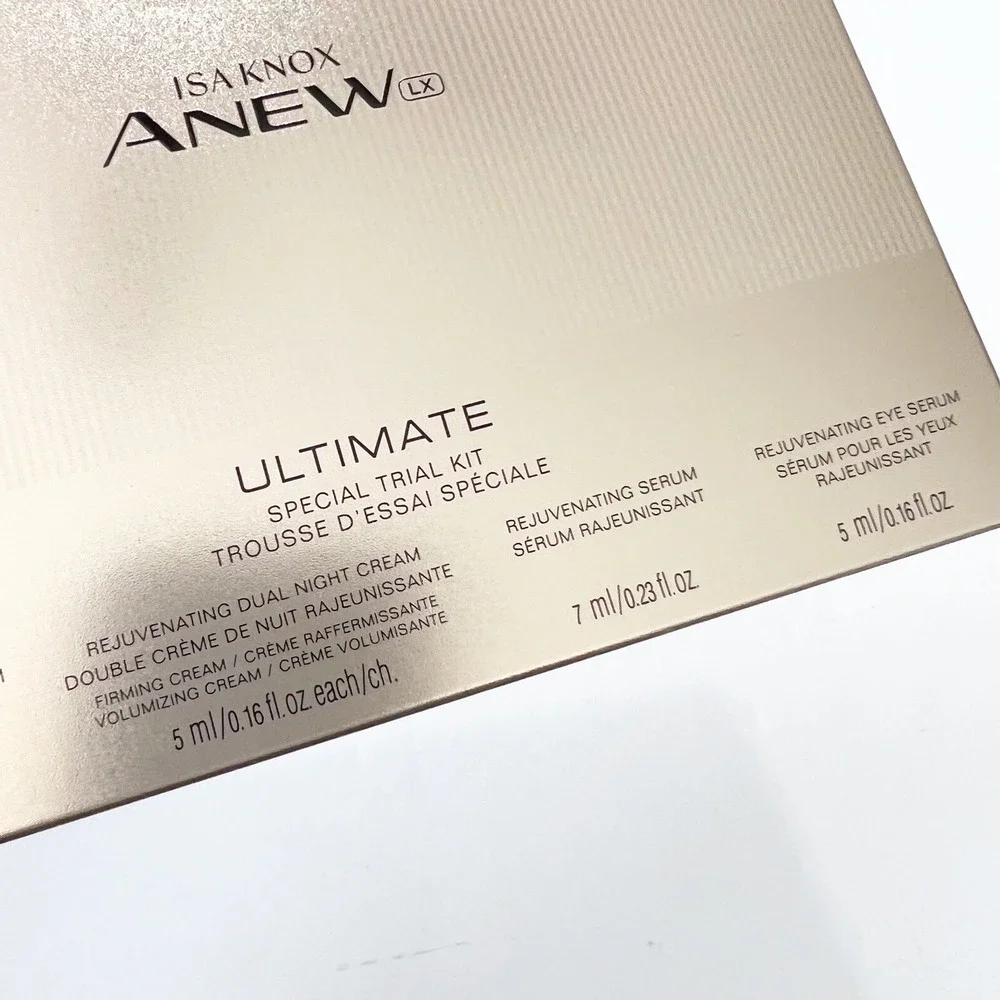 Isa Knox ANEW LX Ultimate Special 4 Piece Trial Kit Avon New Sealed Travel Size